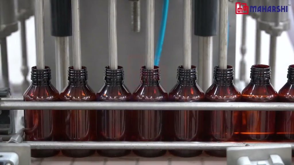 Efficient Pharma Packaging Solution: Advanced Syrup Filling, Capping, and Labeling Machine